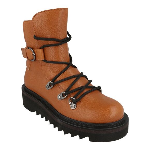 Elimo Lace-Up Leather Boots - Picture 2 of 6